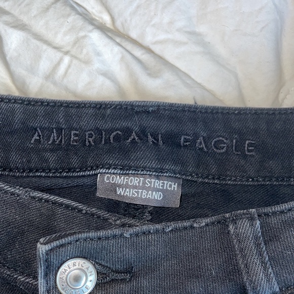 american eagle black jean shorts! - Picture 2 of 3